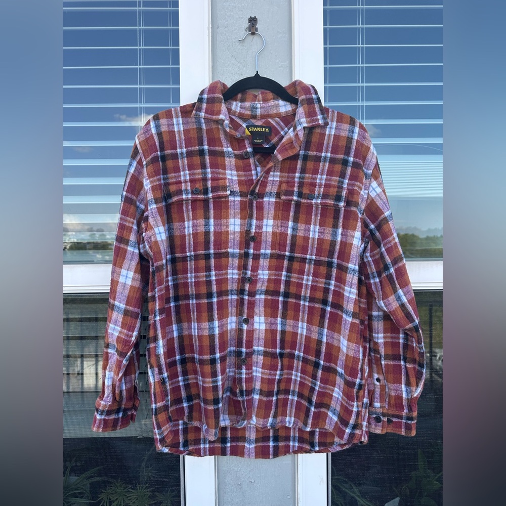 Stanley Cotton Plaid Button Down Flannel - Picture 2 of 7